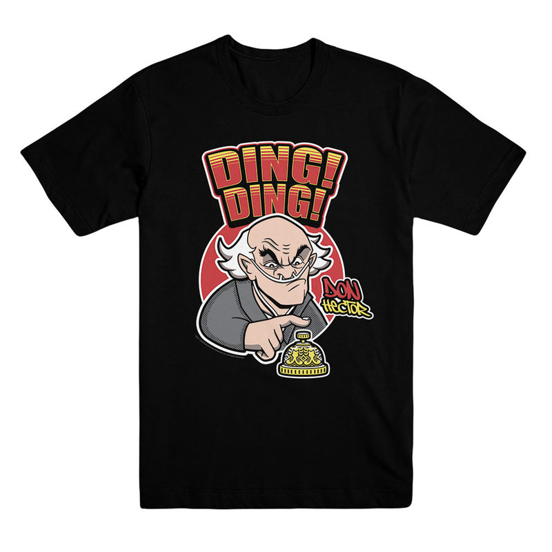 Don Hector Ding Ding Adult Black T-Shirt from Breaking Bad