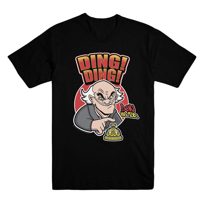 Don Hector Ding Ding Adult Black T-Shirt from Breaking Bad